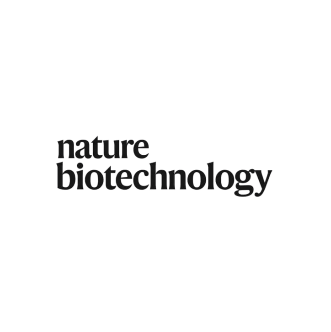 Nature Biotechnology logo shown in black serif font
