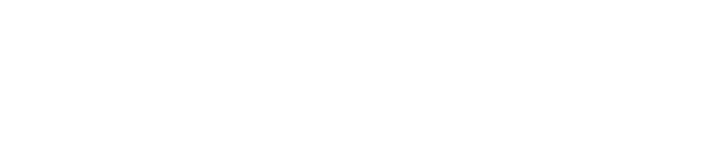 LG Chem logo: circular emblem with a stylized face inside, followed by the text 'LG Chem'